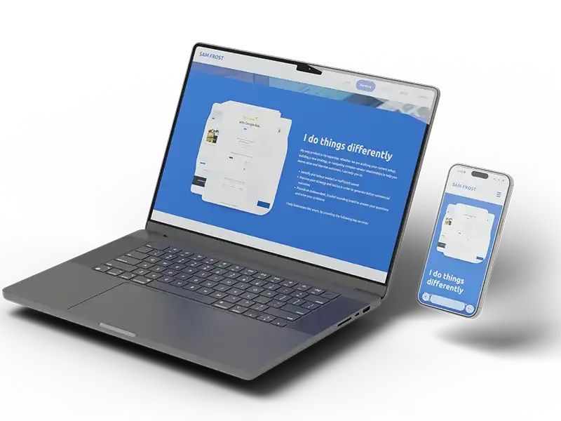 Custom website design for small businesses